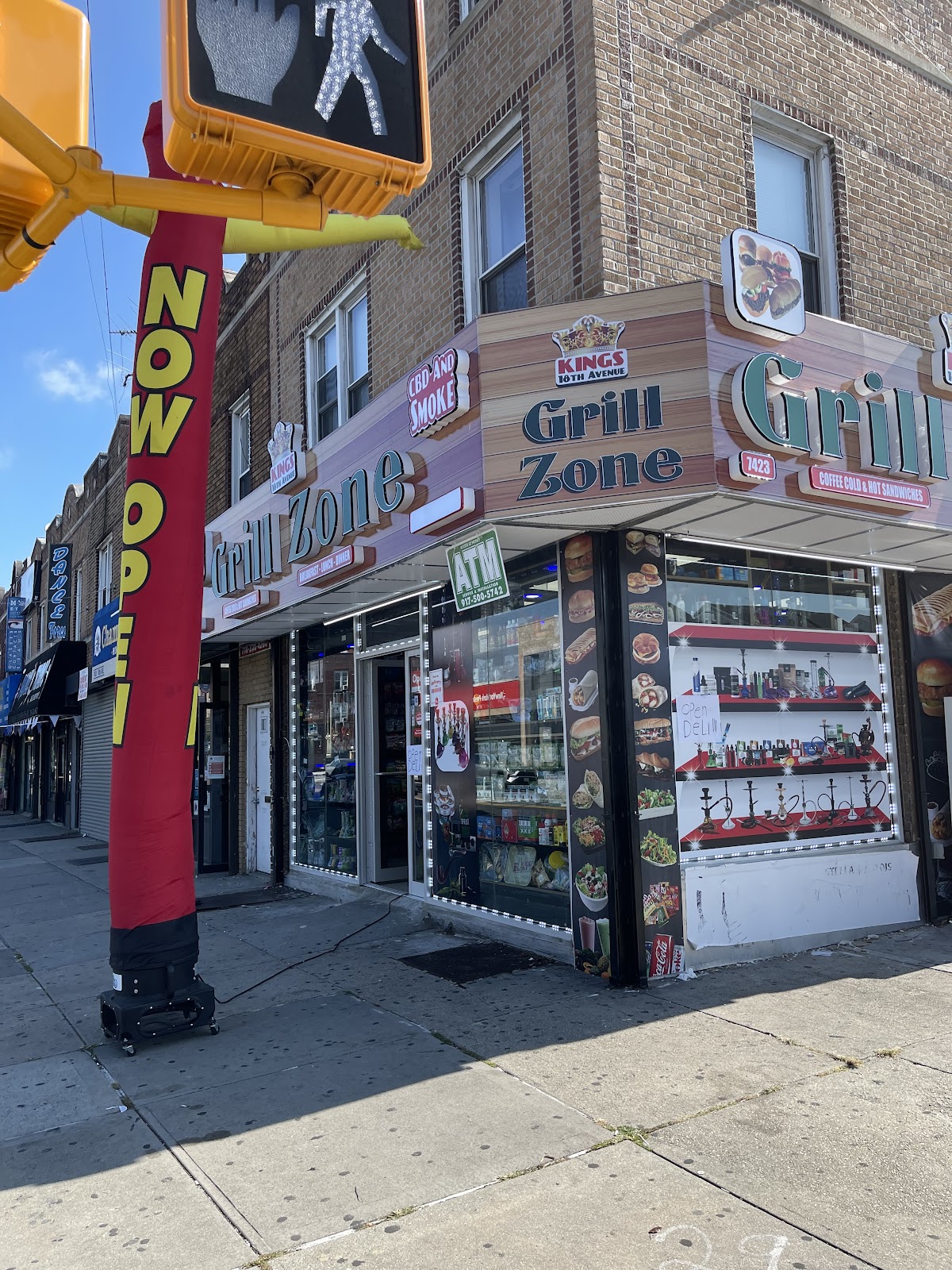 Kings Grill Zone storefront on 18th Ave, Bensonhurst